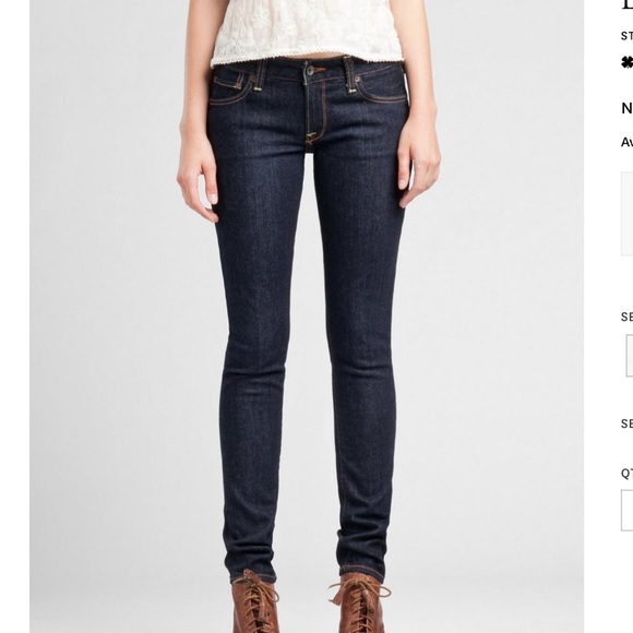 Lucky Brand Lola Skinny Jean Size 26/2 Ankle - Picture 3 of 8